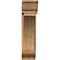 Ekena Millwork Thorton Traditional Rough Sawn Bracket w/ Offset Brace, Western Red Cedar, 8"W x 28"D x 32"H BKT0806X28X32THR01RWR - alternate 3